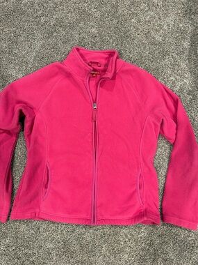 Merona Hot Pink Fleece Zip Jacket